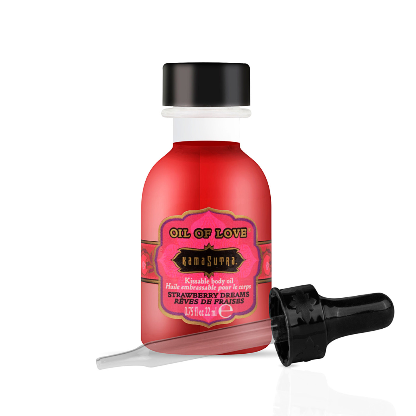 Возбуждающее масло-гель KamaSutra Oil of Love клубника, 22 мл  KS12004 - Kama Sutra  - Возбуждающие женские кремы и спреи - Купить