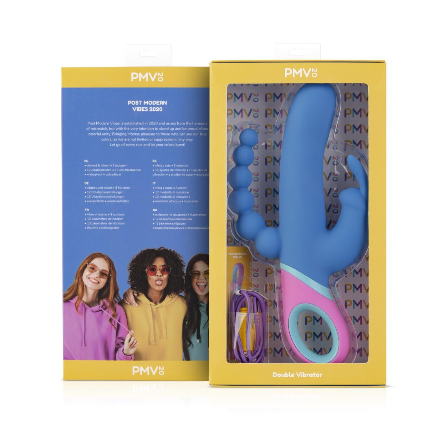 Вибратор С Тройной Стимуляцией