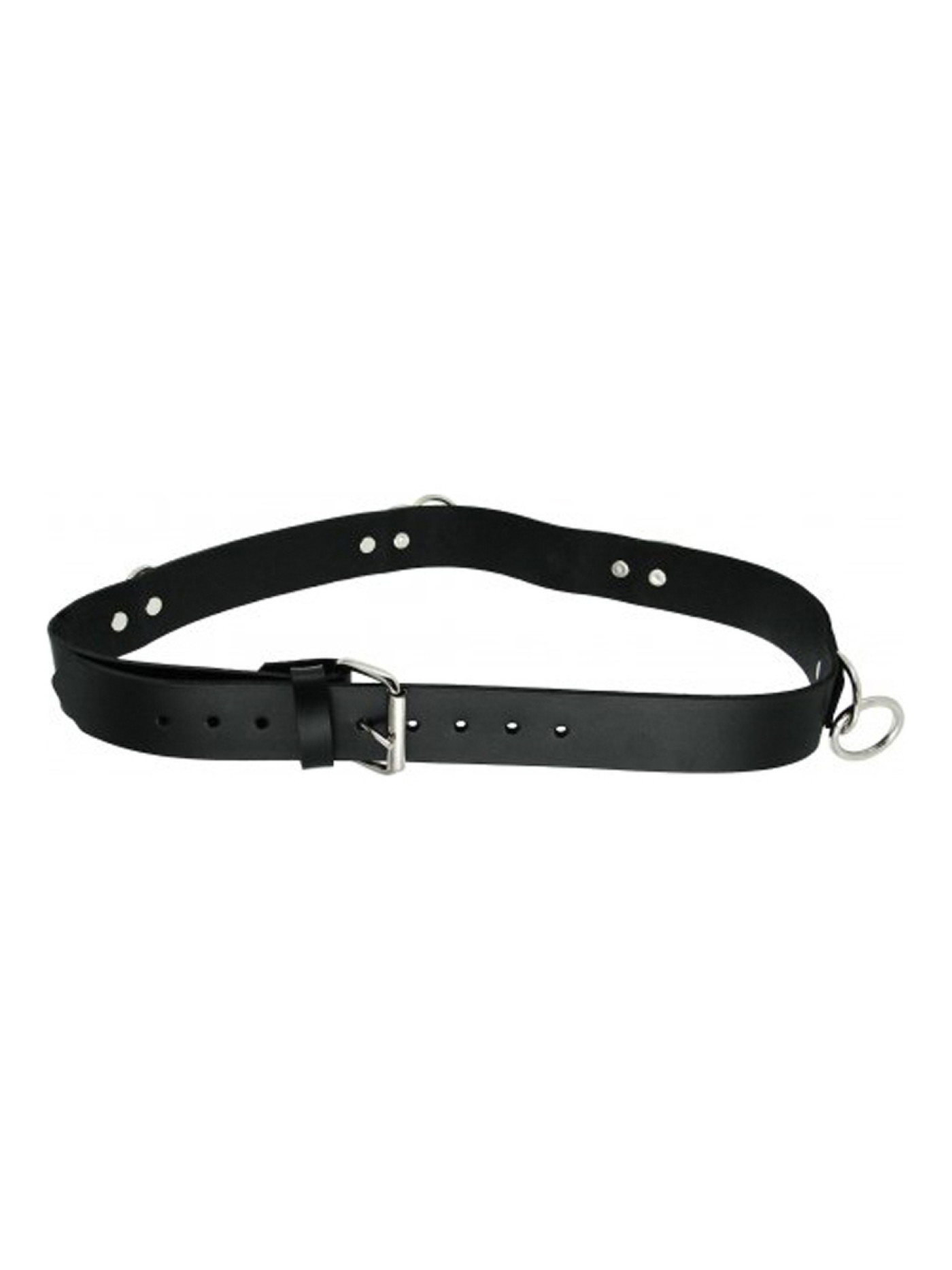 Strict Leather Punk Bondage Belt