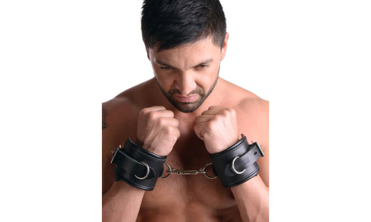 Strict Leather Padded Premium Locking Wrist Restraints