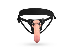 Realistic Dildo With Harness