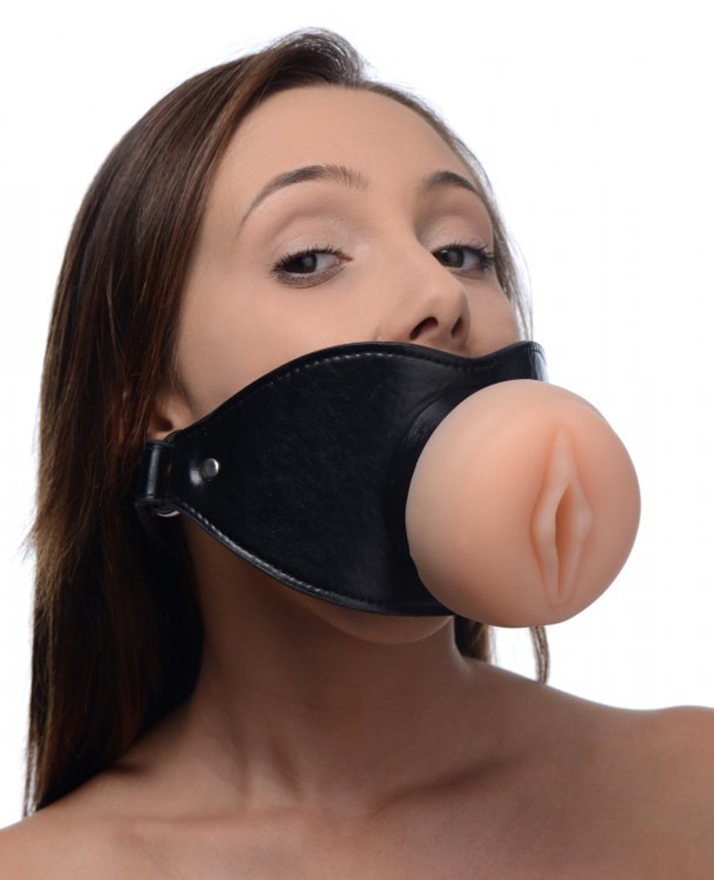 Бдсм маска кляп - Pussy Face Oral Sex Mouth Gag - Image 4., Harnais spider ...