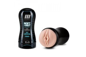 M for Men - Soft and Wet - Pussy with Pleasure Orbs - Self Lubricating