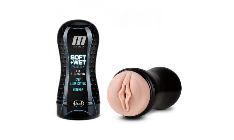 M for Men - Soft and Wet - Pussy with Pleasure Orbs - Self Lubricating - Image 1