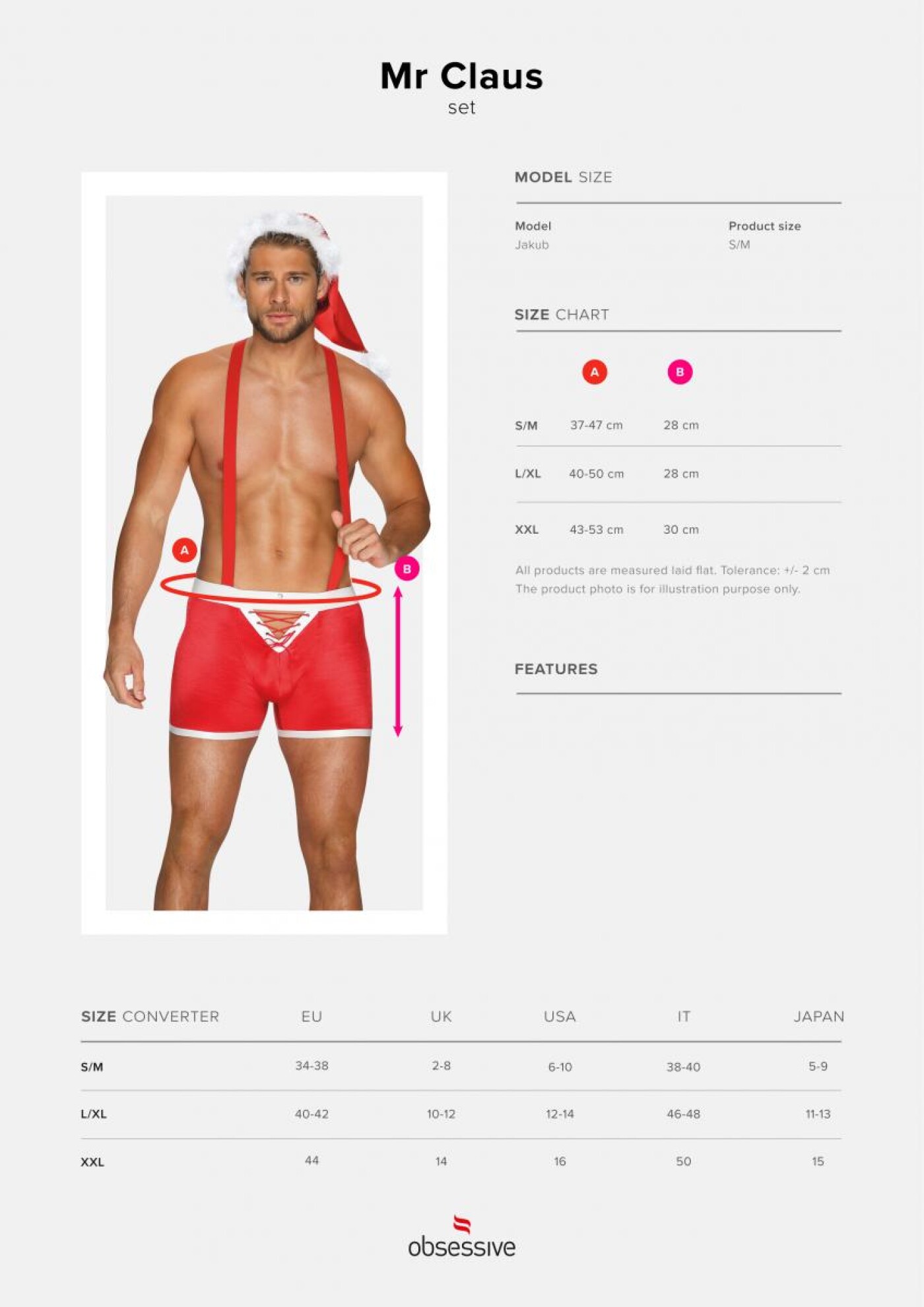 Mr Claus Sexy Christmas Costume For Men