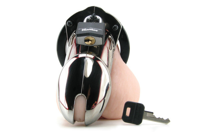 CB-6000 Chastity Cage - Chrome - 35 mm - Image 6