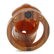 CB-6000 Chastity Cage - Wood - 35 mm - Image 4
