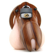 CB-6000 Chastity Cage - Wood - 35 mm - Image 5