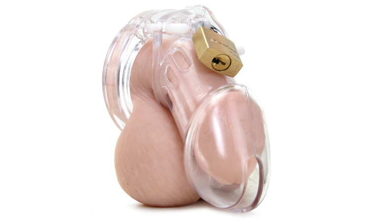 CB-6000 Chastity Cage - Clear - 37 mm - Image 5