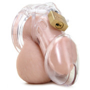 CB-6000 Chastity Cage - Clear - 37 mm - Image 5