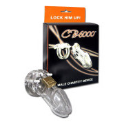 CB-6000 Chastity Cage - Clear - 37 mm - Image 7